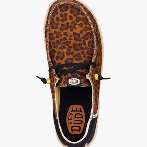 Hey Dude Women’s Brown Leopard Loafers